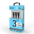 Mila Finder 3-Foot 3in1 Charging Cable