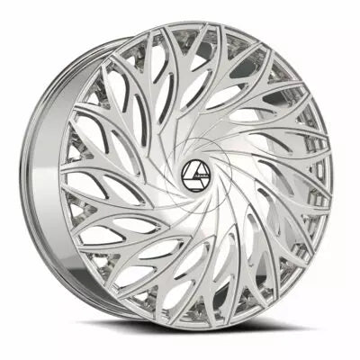 AZARA SIZE: 22 x 9.5 CB: 108 BP: 6×135/6×139.7 ET: 22 Nano Chrome